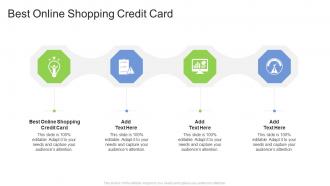 Best Online Shopping Credit Card In Powerpoint And Google Slides Cpb