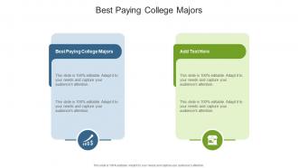 Best Paying College Majors In Powerpoint And Google Slides Cpb