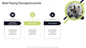 Best Paying Savings Accounts In Powerpoint And Google Slides Cpb