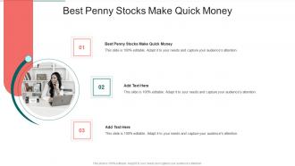 Best Penny Stocks Make Quick Money In Powerpoint And Google Slides Cpb
