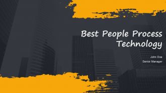 Best People Process Technology PPT Guidelines AT