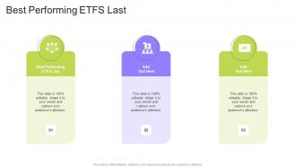 Best Performing ETFS Last In Powerpoint And Google Slides Cpb