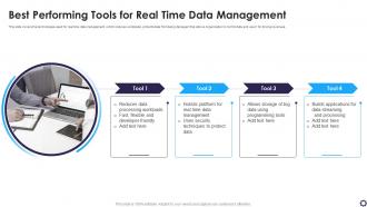 Best Performing Tools For Real Time Data Management