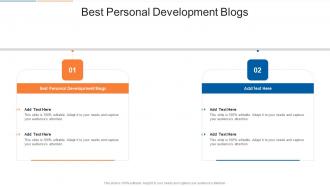 Best Personal Development Blogs In Powerpoint And Google Slides Cpb