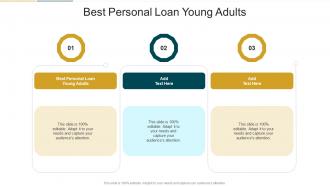 Best Personal Loan Young Adults In Powerpoint And Google Slides Cpb