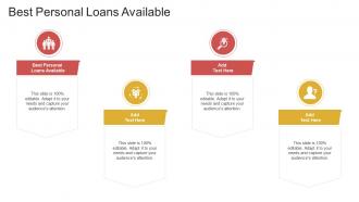 Best Personal Loans Available In Powerpoint And Google Slides Cpb
