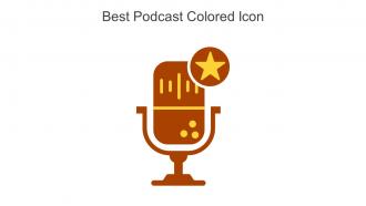 Best Podcast Colored Icon In Powerpoint Pptx Png And Editable Eps Format