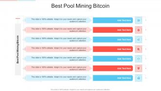 Best Pool Mining Bitcoin In Powerpoint And Google Slides Cpb