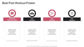 Best Post Workout Protein In Powerpoint And Google Slides Cpb