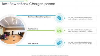 Best Power Bank Charger Iphone In Powerpoint And Google Slides CPP