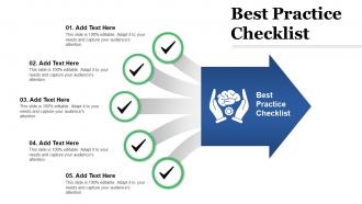 Best Practice Checklist