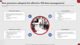Best Practices Adopted For Effective HR Data Management