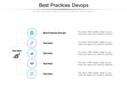 Best practices devops ppt powerpoint presentation styles show cpb