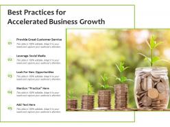 Best practices for accelerated business growth