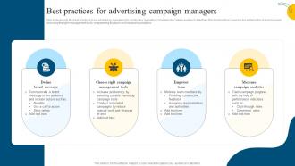 Best Practices For Advertising Campaign Social Media Marketing Campaign MKT SS V