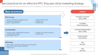 Best Practices For An Effective PPC Payper Strategies For Enhancing Hospital Strategy SS V