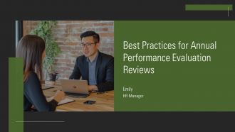 Best Practices For Annual Performance Evaluation Reviws PPT Guidelines AT