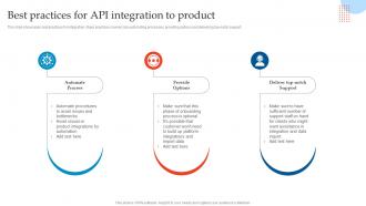 Best Practices For API Integration To Enhancing Customer Experience Using Onboarding Techniques