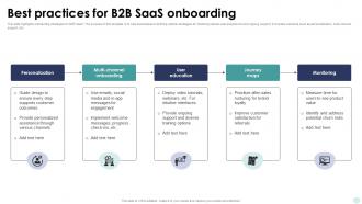 Best Practices For B2B Saas Onboarding