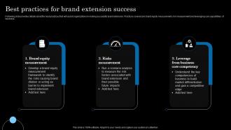 Best Practices For Brand Extension Success Strategic Brand Extension Launching