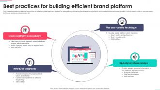 Best Practices For Building Efficient Brand Platform
