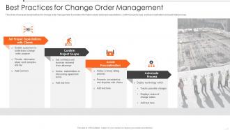 Best Practices For Change Order Management