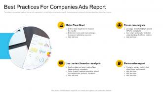 Best Practices For Companies Ads Report