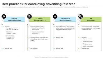 Best Practices For Conducting Advertising Research