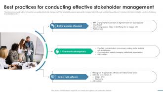 Best Practices For Conducting Effective Essential Guide To Stakeholder Management PM SS