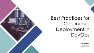Best Practices For Continuous Deployment In Devops PPT PowerPoint AT