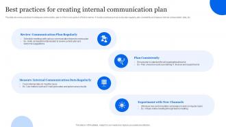 Best Practices For Creating Internal Communication Plan