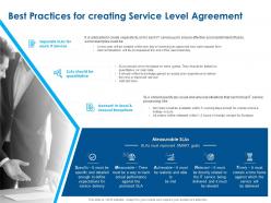 Best practices for creating service level agreement ppt powerpoint presentation icon graphics