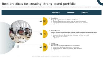 Best Practices For Creating Strong Brand Portfolio Aligning Brand Portfolio Strategy With Business