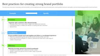 Best Practices For Creating Strong Brand Portfolio Ppt File Backgrounds