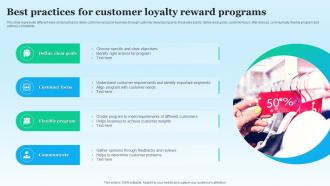 Best Practices For Customer Loyalty Reward Programs