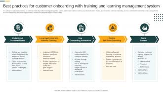 Best Practices For Customer Onboarding With Training And Learning Management System