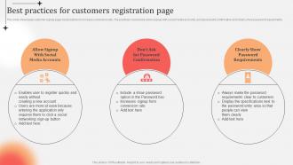 Best Practices For Customers Registration Page Business Practices Customer Onboarding