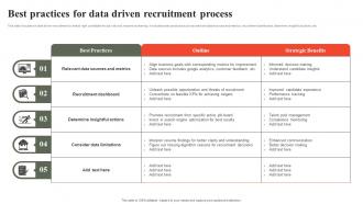 Best Practices For Data Driven Recruitment Process