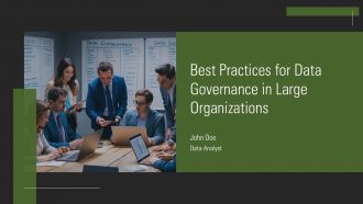 Best Practices For Data Governance In Large Organizations PPT Structure AT