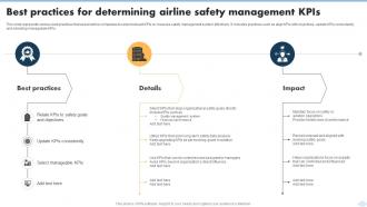 Best Practices For Determining Airline Safety Management KPIs