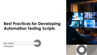 Best Practices For Developing Automation Testing Scripts PPT Presentation AT