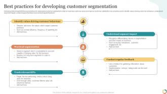 Best Practices For Developing Customer Segmentation