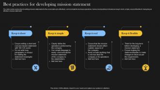 Best Practices For Developing Mission Comprehensive Guide For Social Business