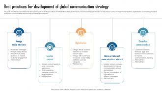 Best Practices For Development Of Global Communication Strategy