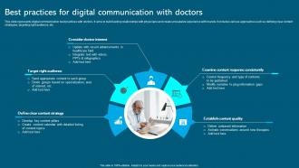 Best Practices For Digital Communication With Doctors