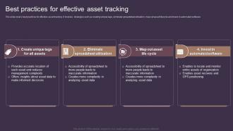 Best Practices For Effective Asset Tracking Deploying Asset Tracking Techniques