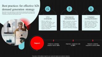 Best Practices For Effective B2b Demand Generation Strategies