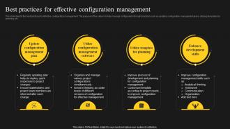 Best Practices For Effective Configuration Management