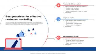 Best Practices For Effective Customer Marketing Customer Marketing Strategies To Encourage