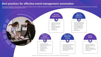 Best Practices For Effective Event Management Automation